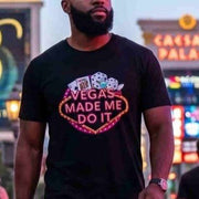 Vegas Made Me Do It T-Shirt | Funny Las Vegas Party Tee - T-Shirt | The Party Framework